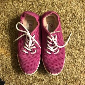 Ugg pink sneakers pink size 6 US